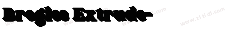 Brogles Extrude字体转换
